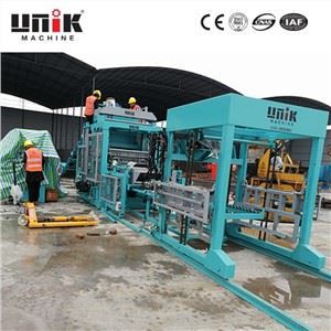 Linha de produção para fabricação de blocos de cimento