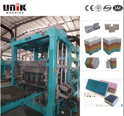 Máquina para fazer blocos de concreto e pavimentadoras
